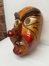 Holzmaske larve handgeschnitzt gebraucht kaufen  Ettenheim