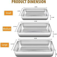 Stainless steel baking for sale  LUTON