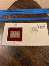 Gold plated stamp for sale  LYTHAM ST. ANNES