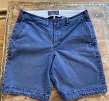 Bermuda chino Abercrombie Fitch masculina 29” azul marinho 9" comprar usado  Enviando para Brazil