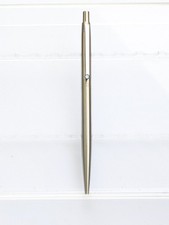 Caneta esferográfica D1 vintage aço Ct Montblanc Slimline - Precisa de refil excelente clique comprar usado  Enviando para Brazil