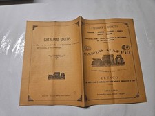 Antico catalogo commerciale usato  Milano