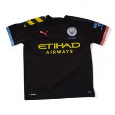 CAMISA DE FUTEBOL MANCHESTER CITY 2019/2020 AWAY PUMA TAMANHO ORIGINAL JOVEM XL comprar usado  Enviando para Brazil