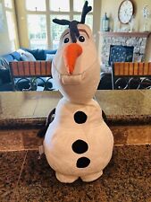 Peluche Disney Frozen Olaf 28 pulgadas buen estado con algo de desgaste segunda mano  Embacar hacia Argentina