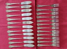 fischbesteck silber 800 gebraucht kaufen  München