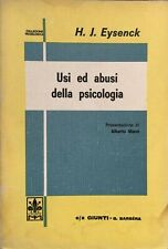 H.j. eysenck usi usato  Reggio Emilia