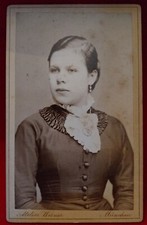 Foto Cdv Gabinete Mujer Múnich Baviera - Atelier Franz Werner, usado comprar usado  Enviando para Brazil