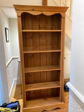 Tall wooden bookcase for sale  WALLINGTON
