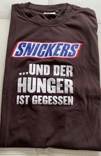 Snickers shirt werbeaktion gebraucht kaufen  Wolmirstedt
