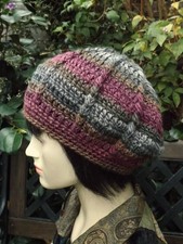 Crochet beret grey for sale  SOUTH SHIELDS