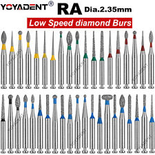 Brocas de diamante RA 2,35mm dental Bur para peça de mão contra ângulo de baixa velocidade 10 peças comprar usado  Enviando para Brazil