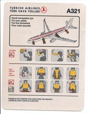 Safety card turkish d'occasion  Châteauneuf-en-Thymerais