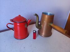 Ancienne cafetière cuivre d'occasion  Porcelette