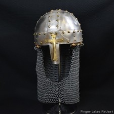 Helmet chainmail viking for sale  Ithaca