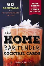 The Home Bartender Cocktail Cards: 60..., Carley, Shane, używany na sprzedaż  Wysyłka do Poland