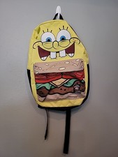 Mochila Bob Esponja Calça Quadrada Krabby Patty da Bioworld Tamanho Completo  comprar usado  Enviando para Brazil