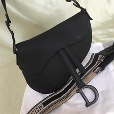 Dior black matte cowhide women's bag comprar usado  Enviando para Brazil