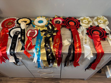Vintage cat rosettes for sale  GODALMING