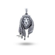 Rei Leão Árabe Grande Gato Animal Selva Pingente De Prata 925 Presente Masculino Leo comprar usado  Enviando para Brazil