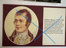 Robert burns postcard for sale  CHELMSFORD