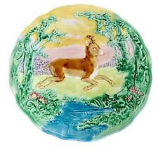 Majolica leeping stag for sale  Cape Neddick