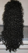Perücke lang schwarz gebraucht kaufen  Elbingerode