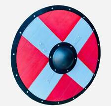 Escudo Vikingo Madera Medieval 24" Ronda Armadura de Batalla Nórdica Guerrero Hecho a Mano Regalo segunda mano  Embacar hacia Mexico