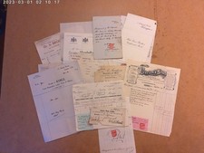 1913 1914 invoice for sale  LONDON