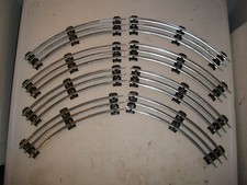 LIONEL 0 GAUGE 3 TRILHOS GRAVATA PRETA 8 PEÇAS DE 0-31 TRILHO CURVO CÍRCULO COMPLETO BOM comprar usado  Enviando para Brazil