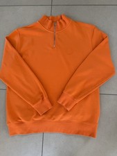 Blusa moletom masculina J Lindberg meio zíper GG laranja jersey golfe £99 usada uma vez comprar usado  Enviando para Brazil