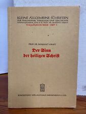 Sinn heiligen schrift gebraucht kaufen  Coburg