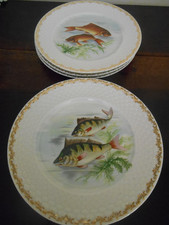 Assiettes poisson porcelaine d'occasion  Toulon-