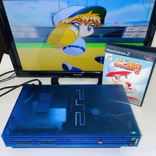 PlayStation PS2 SCPH-37000 Ocean Blue ~ CONSOLE GORDO ~ com 2 Jogos ~Funcionando~ JAPÃO comprar usado  Enviando para Brazil