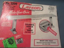  Kit de ferragens de banco dobrável vintage LARSON nº. 1200 comprar usado  Enviando para Brazil