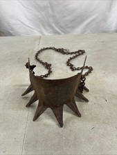 Antigo dispositivo de desmame de bezerro galvanizado gótico decoração de fazenda sem marca primitivo   comprar usado Antigo dispositivo de desmame de bezerro galvanizado gótico decoração de fazenda sem marca primitivo   comprar usado  Enviando para Brazil