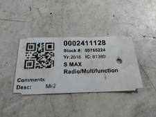 Ford max radio for sale  SKELMERSDALE