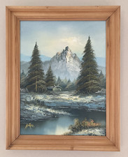 Vintage framed landscape for sale  BEDFORD