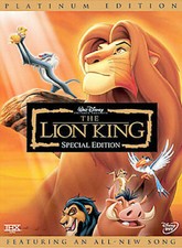 The Lion King (DVD, 2003, 2-Disc Set, Platinum Edition; Features an All-New Song, usado comprar usado  Enviando para Brazil