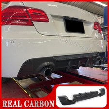 Para BMW E92 E93 325i 335i M-Sport 2007-2012 CARBONO REAL para-choque traseiro difusor labial comprar usado  Enviando para Brazil