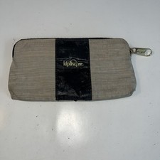 Carteira Kipling Camilo estampada bege noir com zíper poliéster reciclado comprar usado  Enviando para Brazil