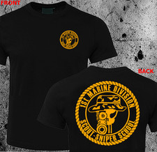 NOVA Camiseta Scout Sniper School Marines Division HQ comprar usado  Enviando para Brazil