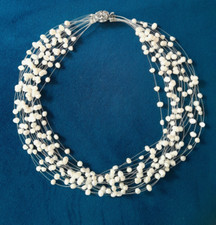 Floating pearl necklace for sale  BROMSGROVE