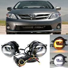 Para 2011 2012 2013 Toyota Corolla para-choque luzes de neblina de LED par de seta comprar usado  Enviando para Brazil