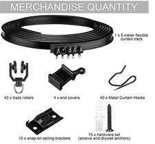 Flexible curtain track for sale  Willis