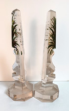 Pair cut crystal for sale  BINGLEY