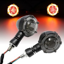 Luzes vermelhas piscando LED redondas de duas cores para motocicleta 18LED comprar usado  Enviando para Brazil
