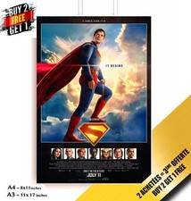 Superman 2025 poster d'occasion  Chailly-en-Bière