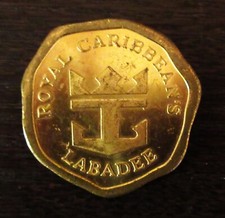 Moeda grande de bronze Royal Caribbean Cruise Labadee 1,75 polegadas Haiti década de 1980 comprar usado  Enviando para Brazil