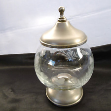 Bonbonniere verre ciselé d'occasion  Vif
