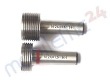 Medidor de plugue de rosca Pino de medição de rosca M 24x1.5 6H bom + pino medidor de limite de rejeição comprar usado  Enviando para Brazil
